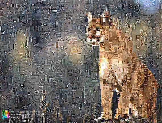 Photo mosaic (The Lion)