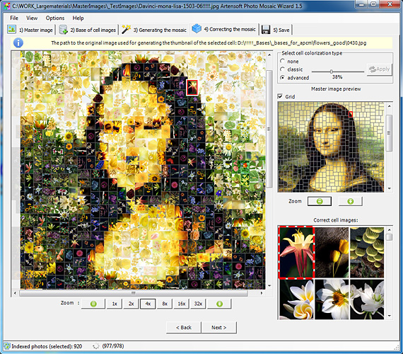 artensoft photo mosaic wizard 1.7.125